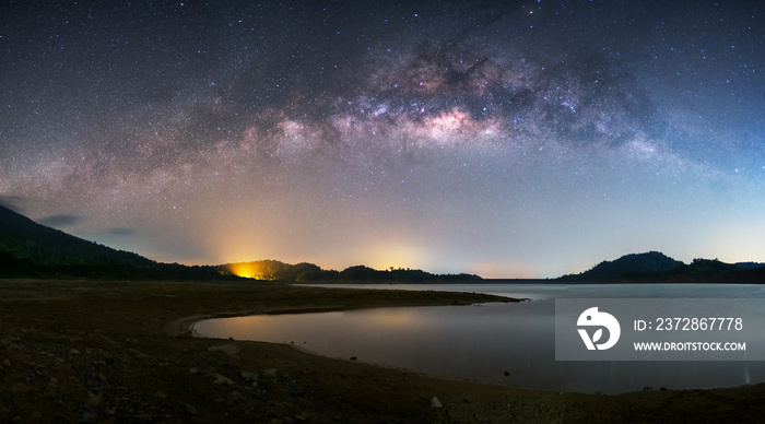 银河系、夜空全景