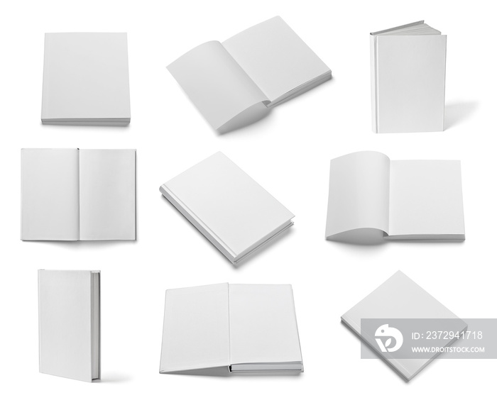 book notebook textbook white blank paper template