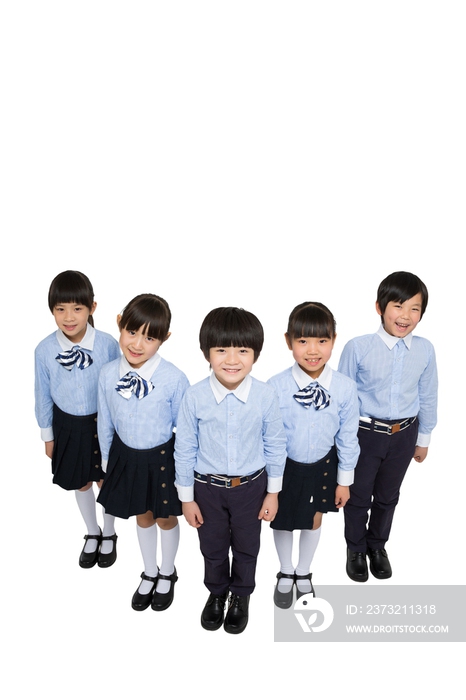 小学生群体像