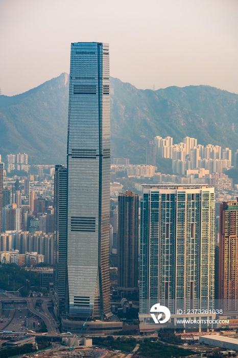 高视角看香港城市景观