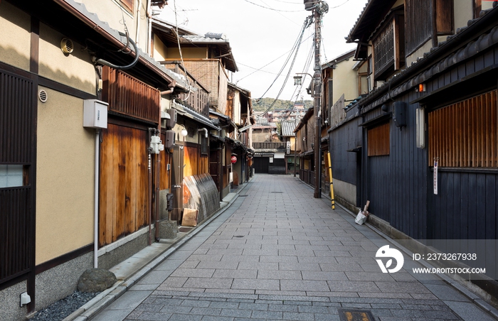 日本京都祗园地区街景