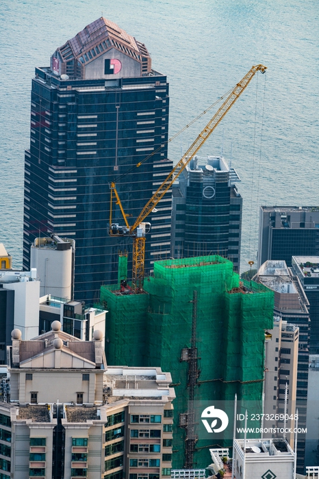 高视角看香港城市景观