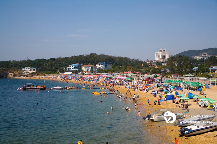 大连海滩风景