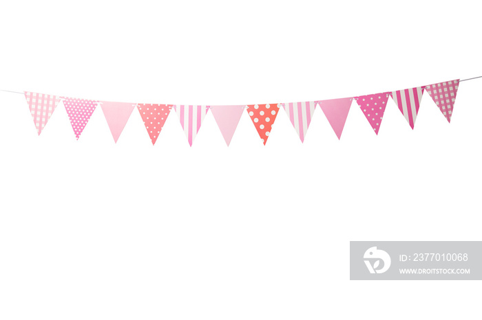 Paper Party flags cutout, Png file.