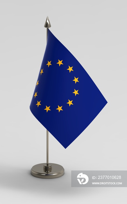 UE table flag on a gray background