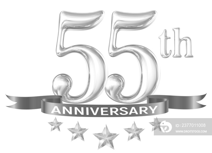 55th Year Anniversary Silver Number