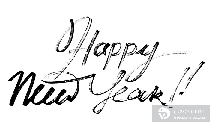 Happy New Year - Modern calligraphy