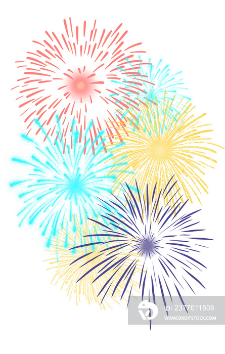 firework colourfull element template party