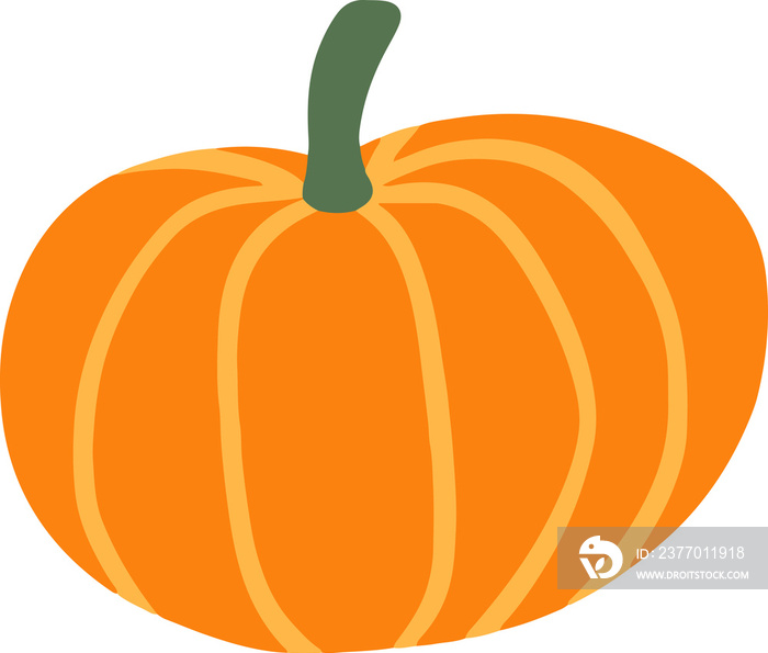 Cute pumpkin Illustration for design element