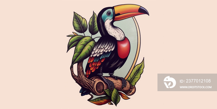 bird of paradise old school traditional tattoo sketch guiness hd wallpaper