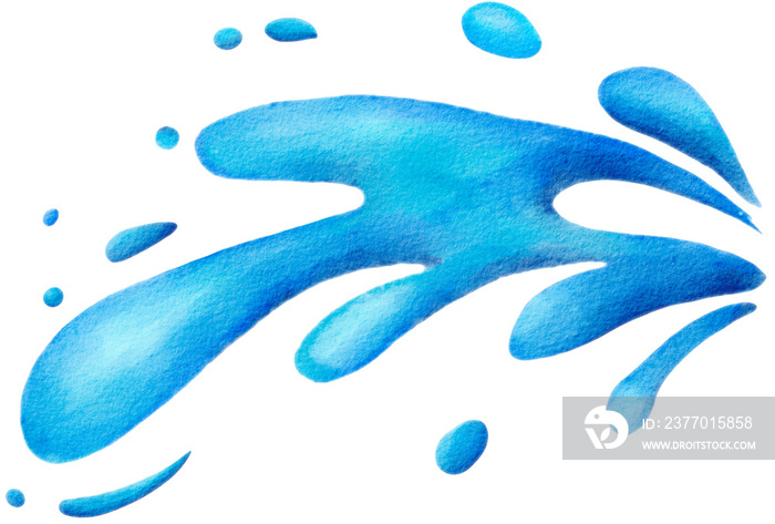 water splash watercolor png