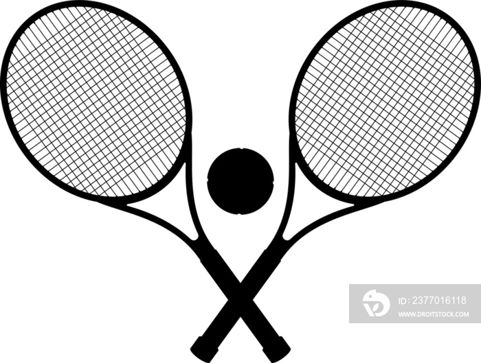 Tennis clipart design illustration