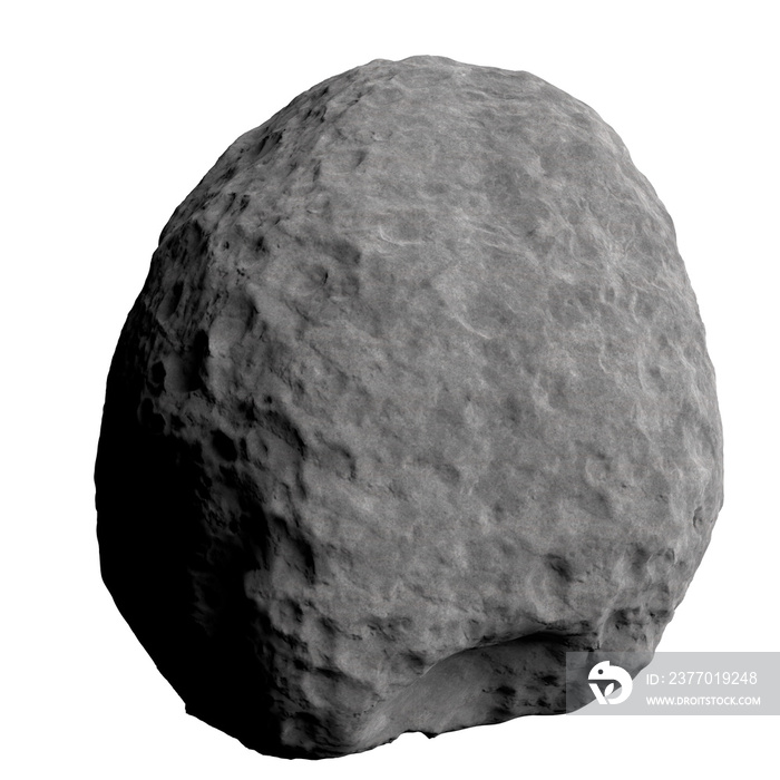 3d rendering illustration of an asteroid