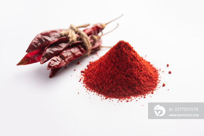 Red Chilli powder or lal mirch dust