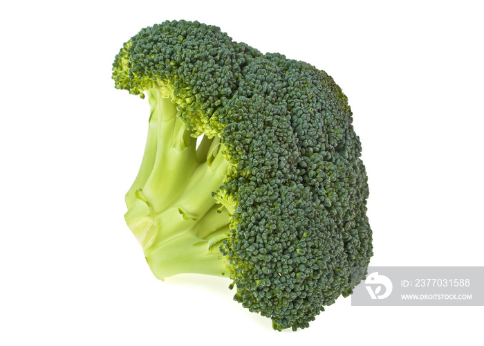 Fresh cabbage broccoli isolated on a white background