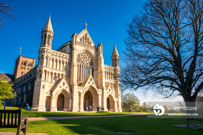 Cathedral and Abbey Church of Saint Alban in St.Albans, UK