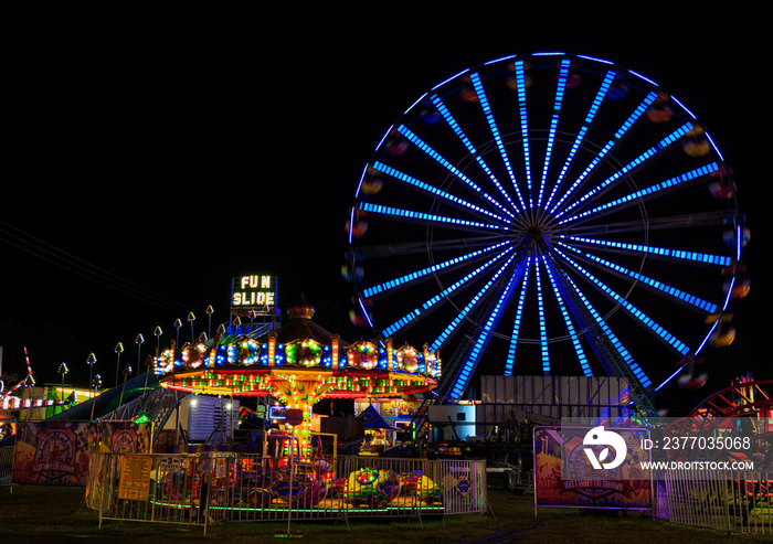 Country Fair on a summer night