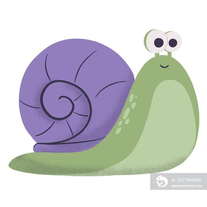 funny snail cartoon