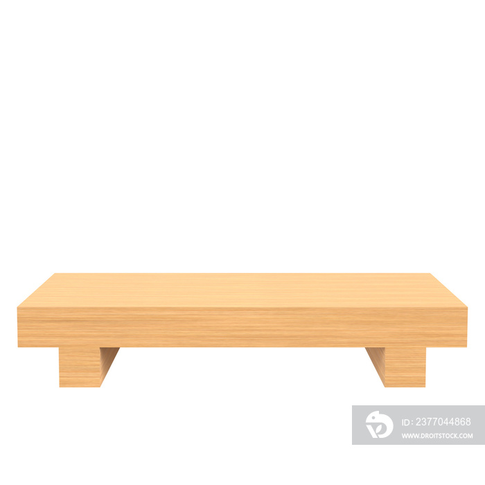 3d rendering illustration of an empty sushi tray