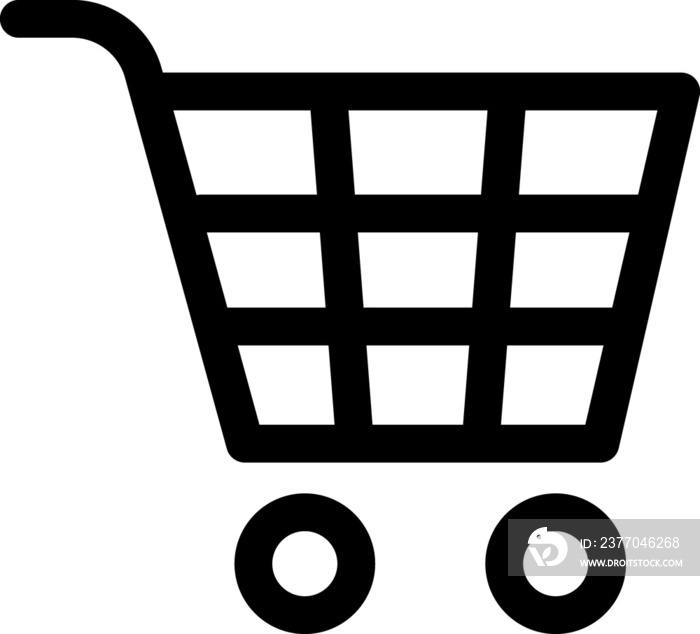 Internet shopping, e-commerce, market  linear symbol