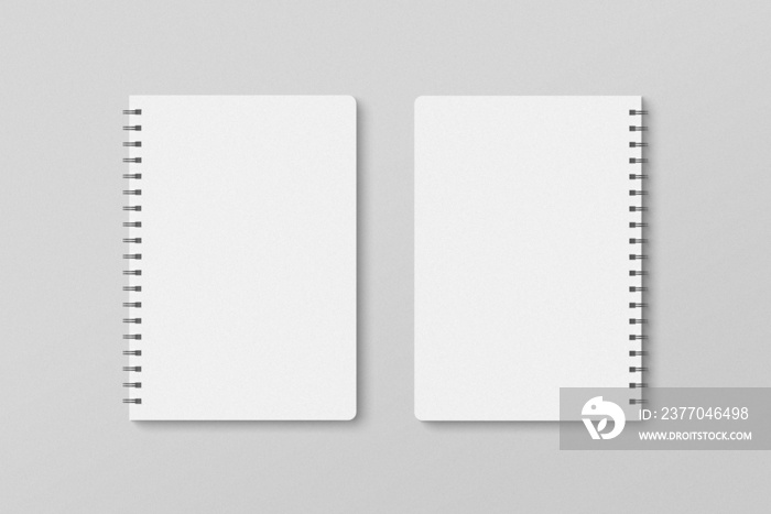 Ringed notebook mockup