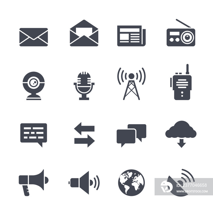 Communication filled Icon.