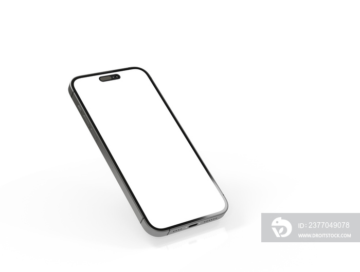 mobile smartphone device digital isolated 3d