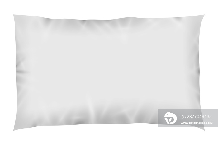 3d illustration of white pillow