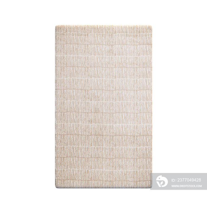 carpet for interior isolated on transparent background, home decor, 3D , cg render