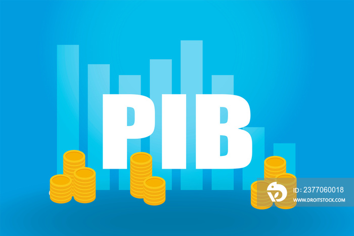 Decline and decrease of PIB - failure and breakdown of economy.