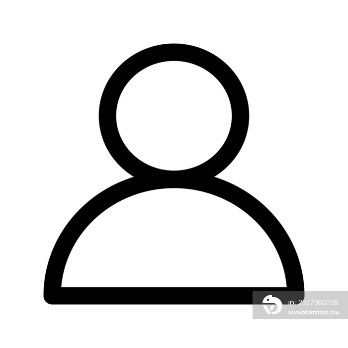 Account icon template