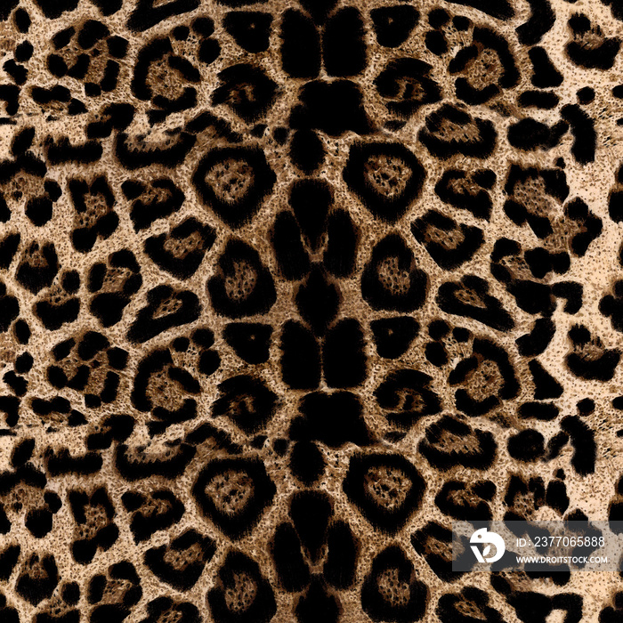 leopard skin texture seamless pattern