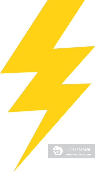 Lightning bolt or thunder icon