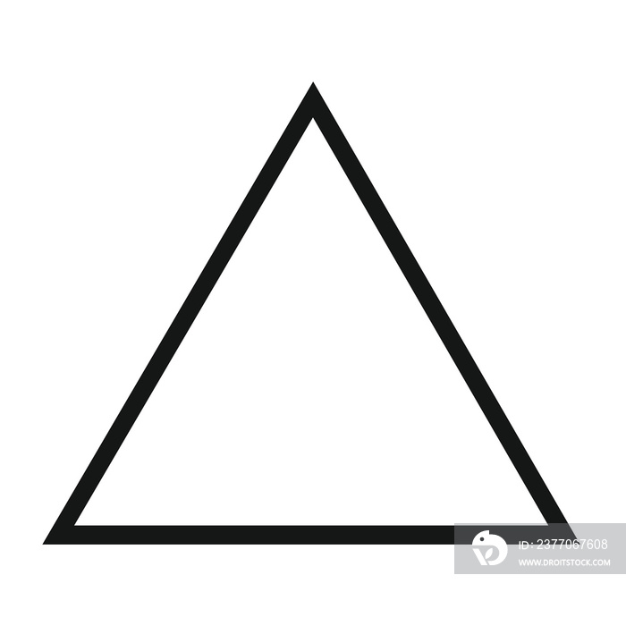 Fire symbol triangle