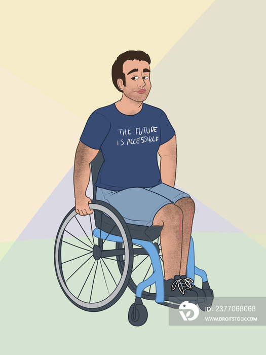 person in wheelchair