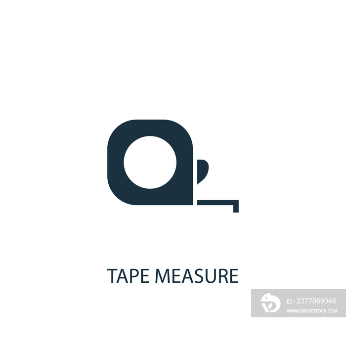 tape measure creative icon. Simple element illustration