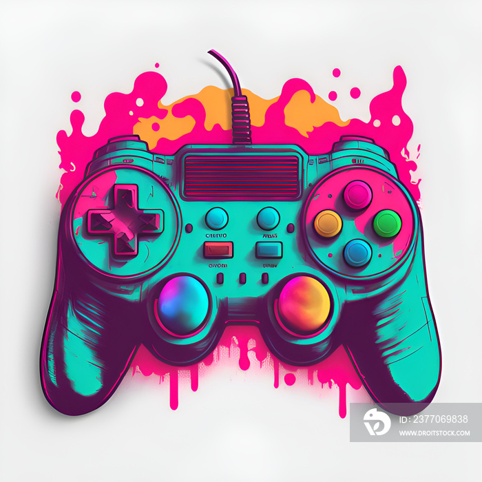 video game controller illustration