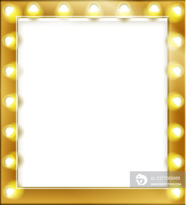 Bulb light frame