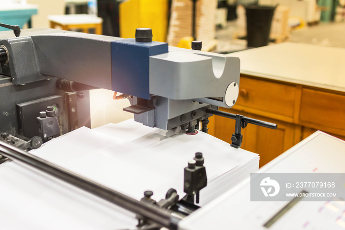 Paper sheet sorting machine in a printing press