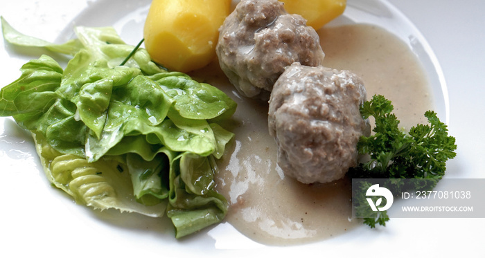 Königsberger Klopse German language for meatballs