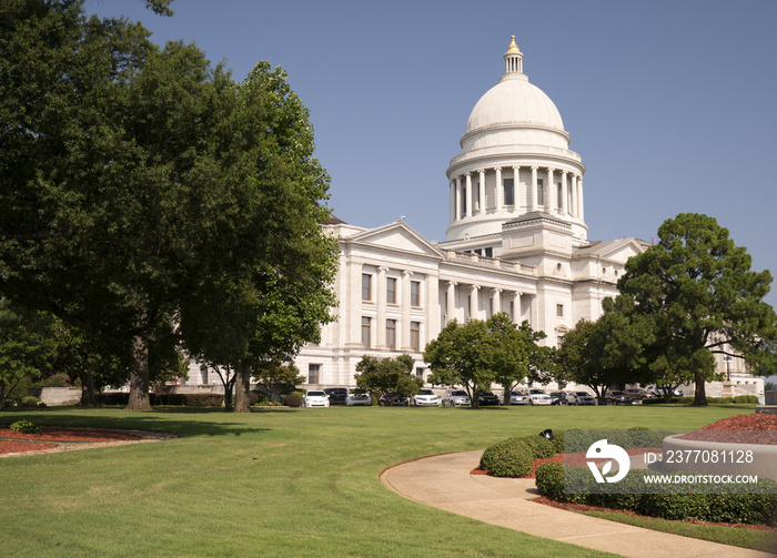 State Capitol Building Grounds Landscape Little Rock Arkansas USA