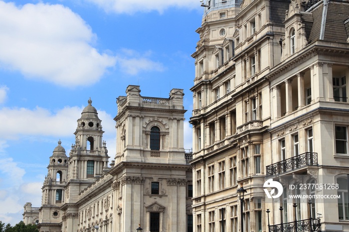 Whitehall street in London UK