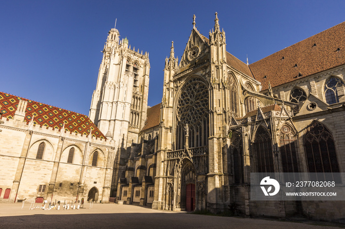 The Cathedral of Saint Stephen of Sens, a Catholic cathedral in Sens in Burgundy, eastern France, largest of the early Gothic churches