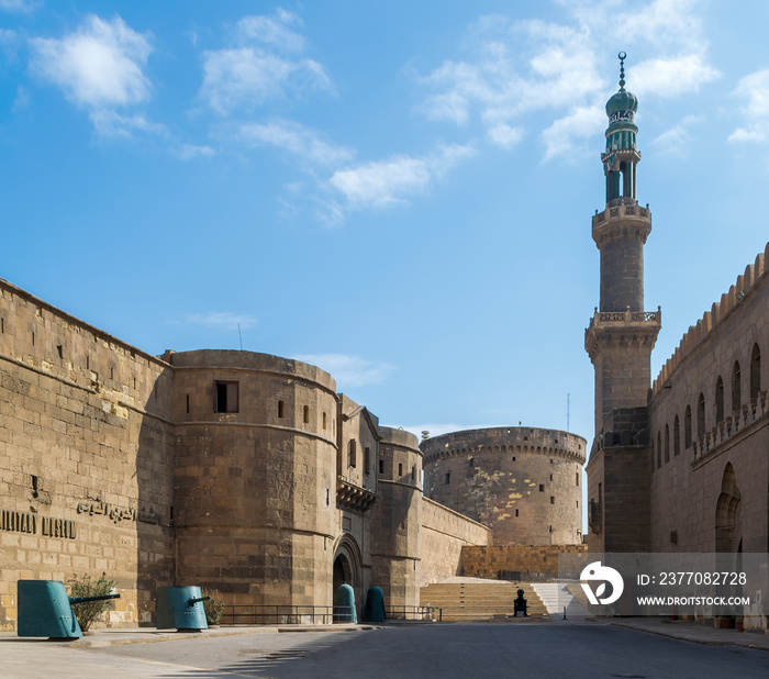 Passage between National Military Museum and Mosque of Sayyid Sariya at the Citadel of Cairo (Salah El Din Al Ayouby Citadel), Egypt