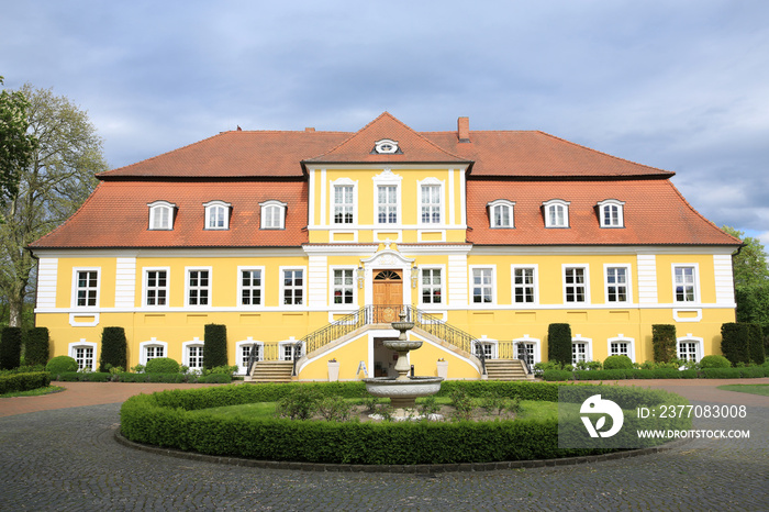 Historic Castle Doebbelin near Stendal in Sachsen-Anhalt, Germany