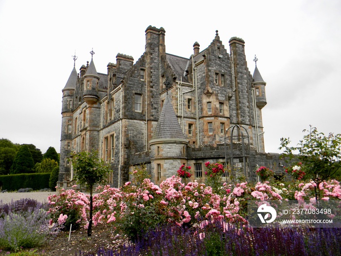 The rose garden of Blarney House, Ireland