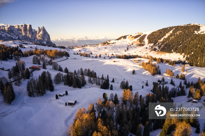 Seiser Alm valley