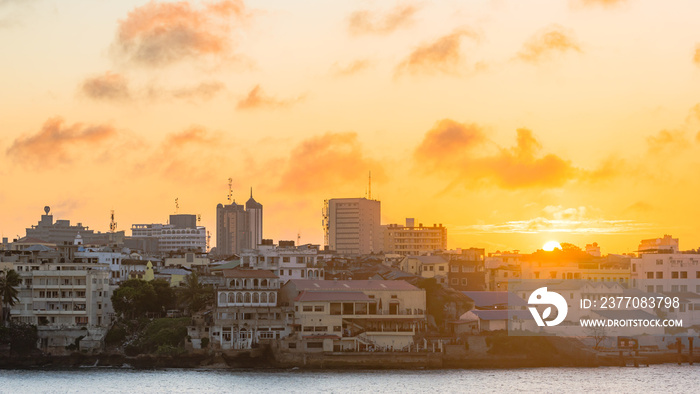 Mombasa is an Island on the East Coast of Africa, this was taken at sunset from the mainland side