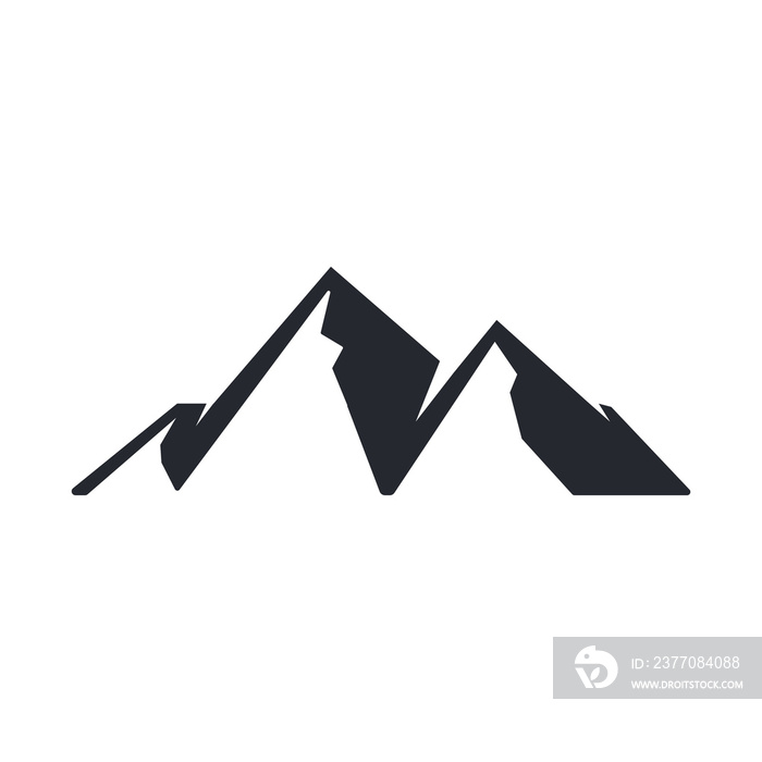 Mountain vector Camping activity ideas Hiking in summer Isolated on background.