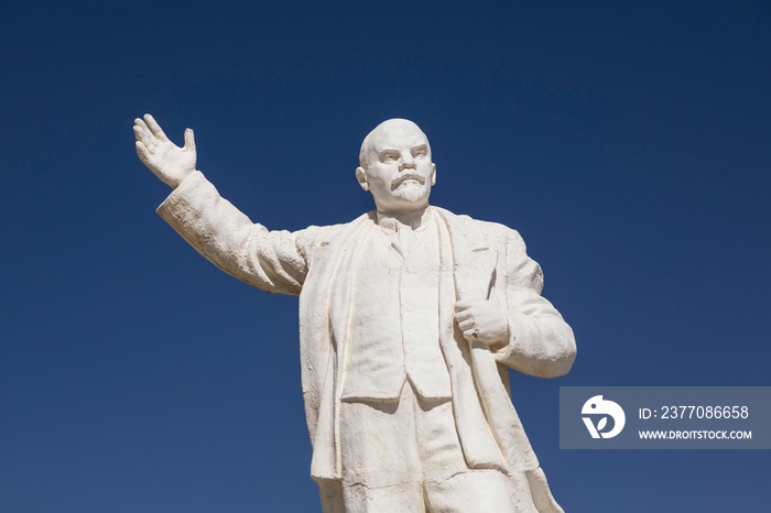 Statue of Lenin in Murghab in Tajikistan